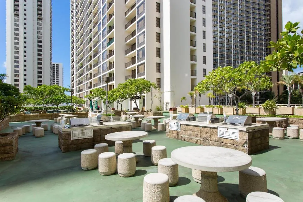 Aparthotel Waikiki Banyan Modern One Bedroom Free Parking Honolulu